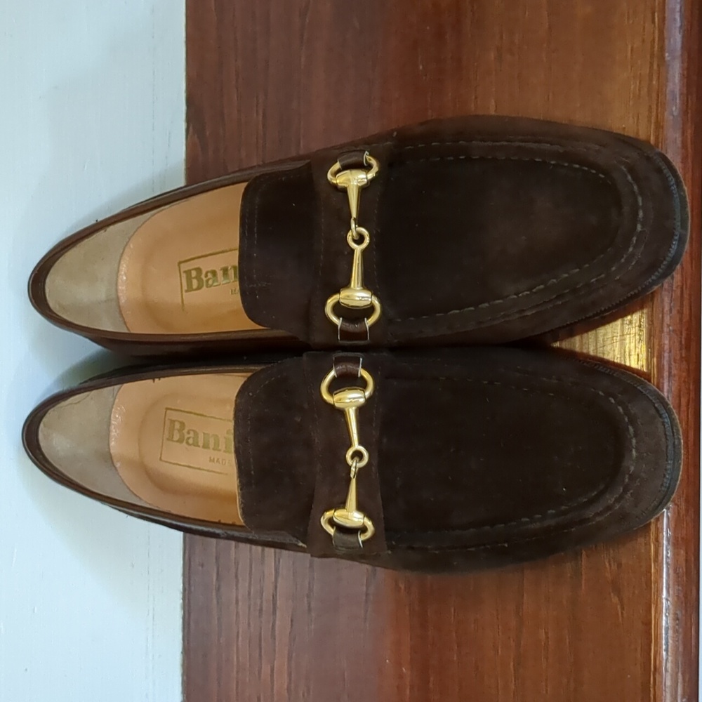 Vintage Banister Men's Brown 7 1/2M Suede Loafers